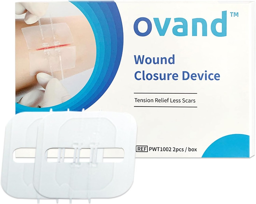 2 PCの緊急の追跡の閉鎖、Butterfly Bandaidsの傷の閉鎖、縫う、速いクロット、緊急の傷の閉鎖装置(PU)のない外科ひも修理