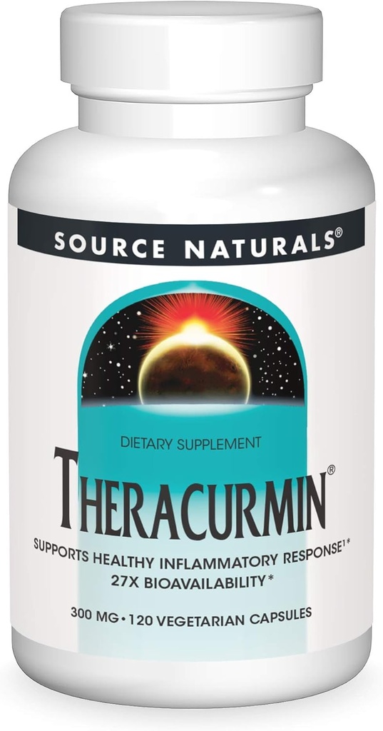 源のNaturalsのTheracurmin、サポート健康な炎症性応答*、300のmg - 120のベジタリアンのカプセル