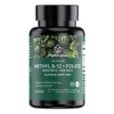 PlantFusion メチル化されたビタミン B 複合体 – ビーガン B12 3000mcg, ビーガン Methylfolate (5-MTHF) 400mcg, B6 & TMG – チェリー風味のロッジ – 60 カウント