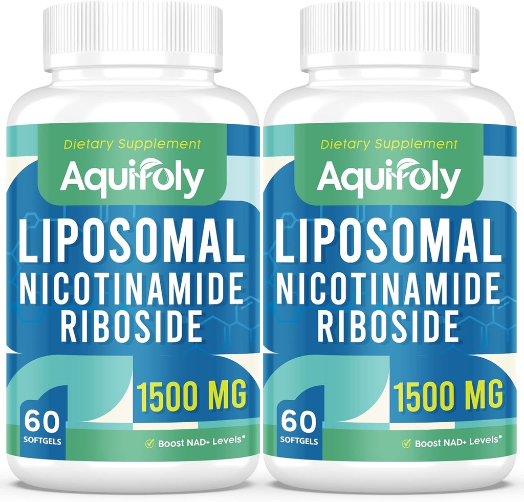 Liposomal Nicotinamide Riboside Supplement 2000 mg with TMG and Pterostilbene for Maximum Absorption, Superior to NAD, Boosting NAD+, Cellular Energy, and Age Defense, 120 Softgels
