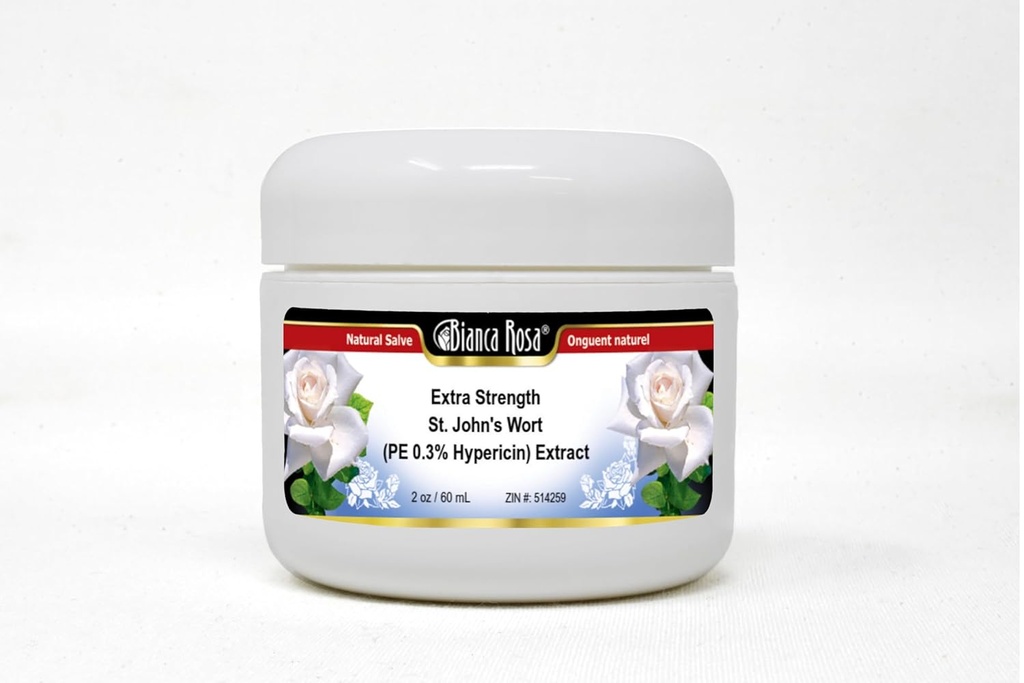 Bianca Rosa Extra Strength St. John's Wort (PE 0.3% Hypericin) エキス - Salve Ointment (2 oz, ZIN: 514259)
