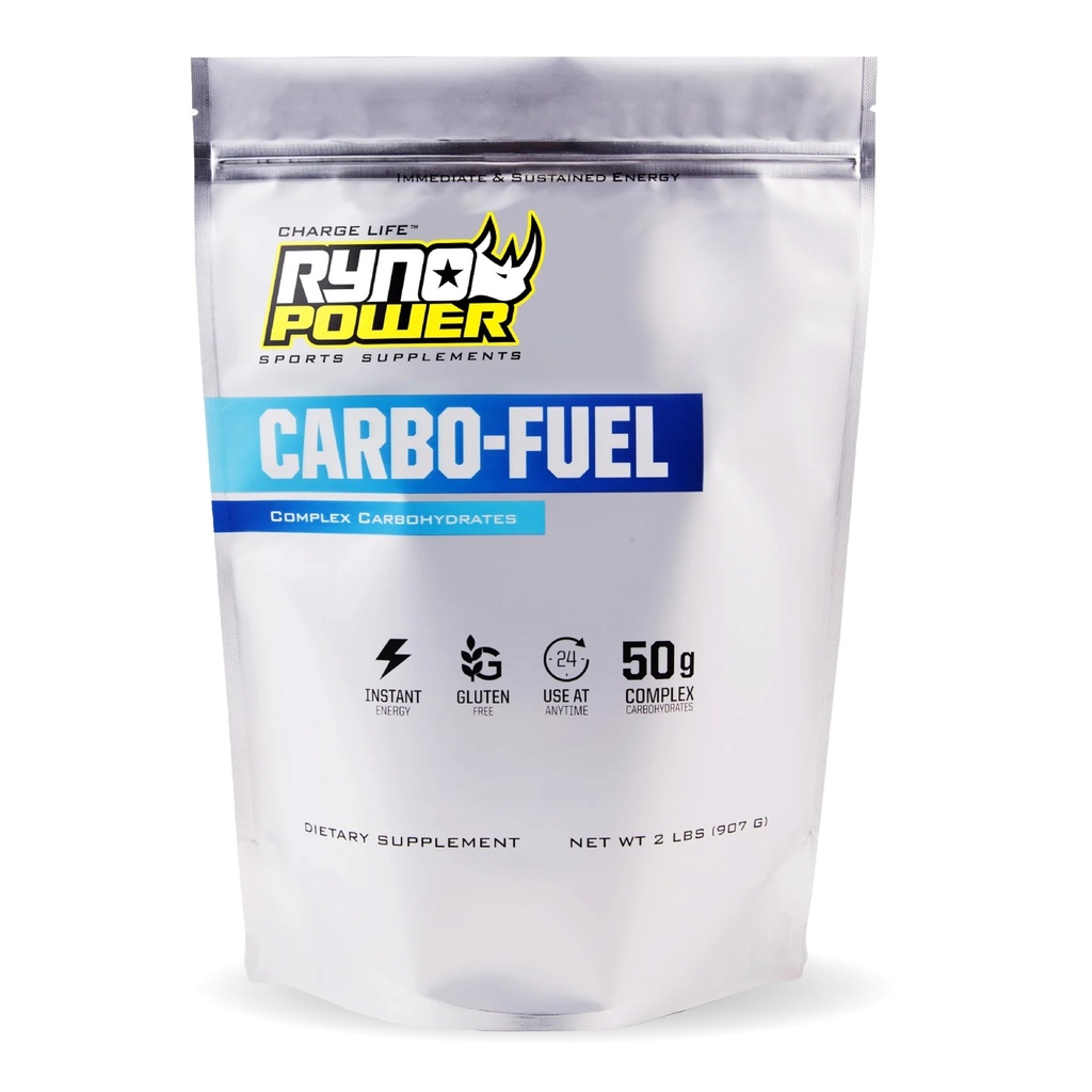 Ryno パワー Carbo-Fuel Stimulant-Free ドリンク ミックス 2lb (20 サービング) - アスレチック パフォーマンスのための All-Natural 純粋な炭水化物パウダー - ビーガンとグルテンフリー