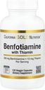 カリフォルニアの金栄養のBenfotiamine、250のmgの120のベジギーのカプセル