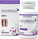 VH Nutrition ESTROLIBRIUM | 女性用ホルモンバランス | 更年期サポートサプリメント | 黒コホッシュ、シャタワリ、チェストツリーベリー(Vitex)、ドンキア | 60 カプセルスワロピルしやすい