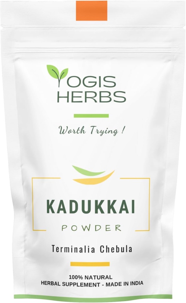 YOGIS HERBS Kadukkaiパウダー(Terminalia Chebula/Haritaki) 1 Lb フレッシュ&ピュア 1 ポンド(パッケージ1)