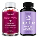 WellPathビートルートグミー(Sugar Free)1500mg - 血圧サポートのためのブルーベリー風味と女性+コルチゾールマネージャー、60 Ctのためのソオテホルモンバランス
