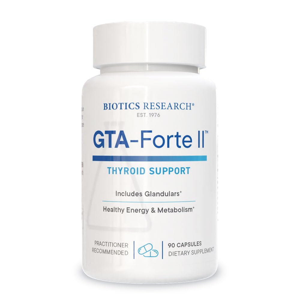 バイオティクス研究GTA Forte IITMセレンは、亜鉛、銅、Porcine Glandular & Rubidium、Endocrine Glandsサポート、最適なホルモンバランス、Phytochemically Bound Trace Elements 90カプセルを補います