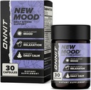 ONNIT New Mood Daily Stress Support Capsules, IGEN™ Non-GMO Tested, Sleep and Mood Support Supplement for Men and Women, Daily Stress Management Capsules, 30 Count