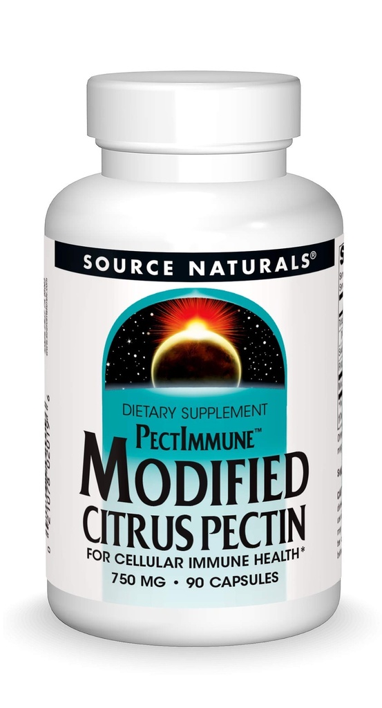 源のNaturals PectImmuneの細胞免疫の健康*のための変更されたCitrusのペクチン、750のmg - 90のカプセル
