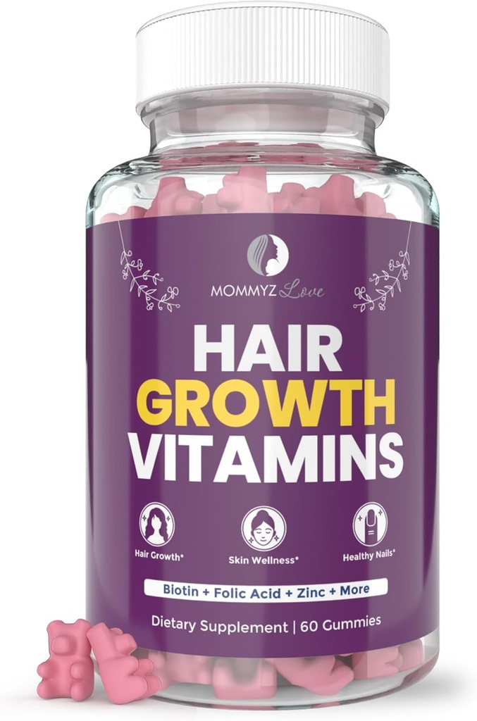 Mommyz愛のBiotinは毛の成長のための5000mcgを及びポストのPartumの回復及び調節の期間の間にRadeiantの皮は- FolateのPartumのビタミンを掲示します