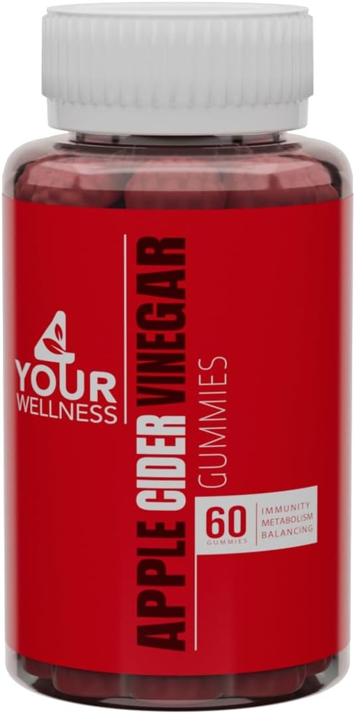 Apple Cider Vinegar Gummies、1000mg All Natural、コーシャ、ゼラチンフリー、グルテンフリー、ビーガン、非GMO(60カウント)