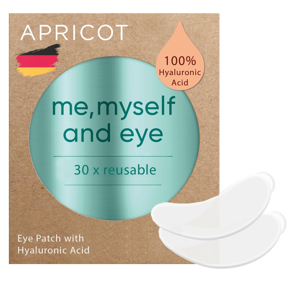 APRICOTの目はHyaluronicの酸(のパック 1)のIの反老化の目パッド「私自身および目」のIの再使用可能な目のパッチIのシリコーン パッドをドイツで作ったしわに対して減らします
