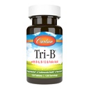 カールソン - Tri-B、ビタミンBコンプレックス、25mgビタミンB-6、400mcgビタミンB-12、葉酸エネルギーピル、心臓血管の健康、B複合ビタミン、B12サプリメント、Bビタミンコンプレックス、120錠を促進