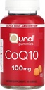 Qunol CoQ10グミー、CoQ10 100mg、おいしいGummyサプリメント、Coenzyme Q10は、心臓の健康、ビーガン、グルテンフリー、超高吸収 - 90カウントをサポートするのに役立ちます