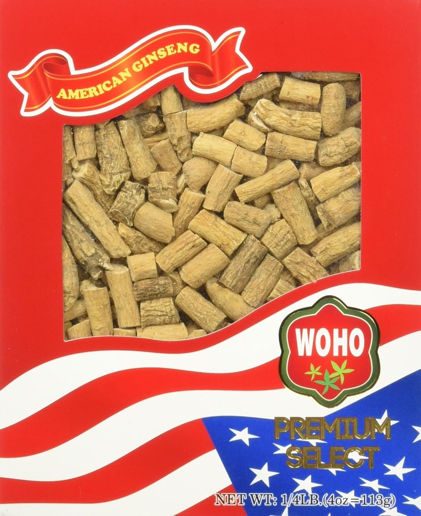 Woho アメリカ Ginseng #122.4 熊手 中 4oz. ボックス
