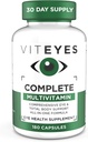 Viteyesの完全な目及び全身の健康のMultivitaminの栄養物の補足、180のカプセル、白