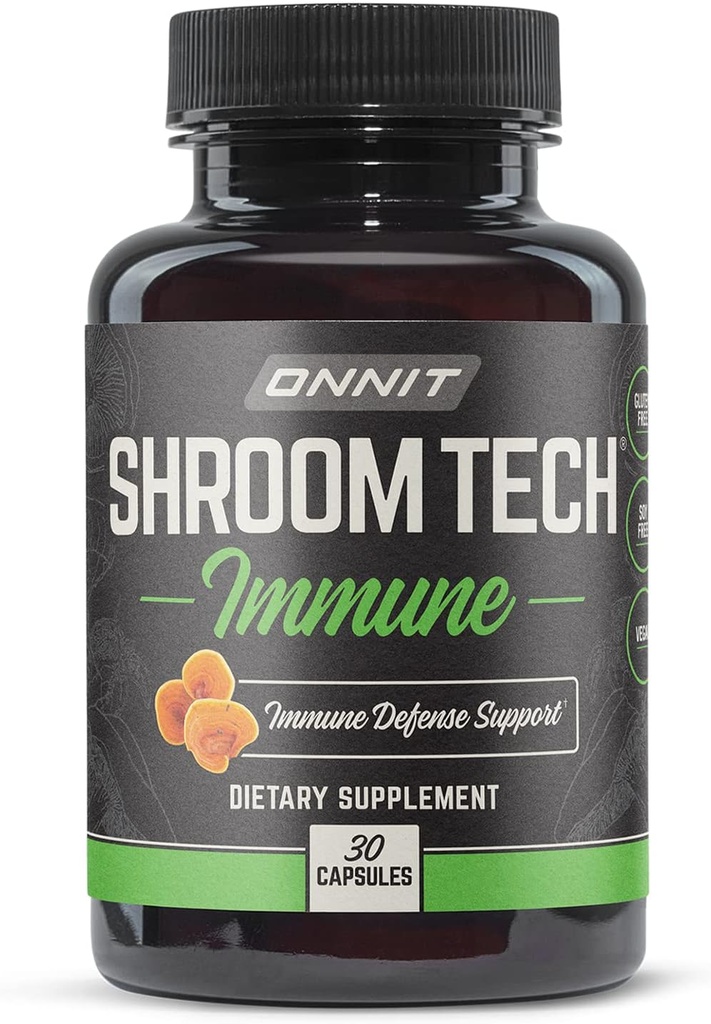 Onnit Shroomの技術の免疫:チャガのきのこの30ctの毎日の免疫サポート補足
