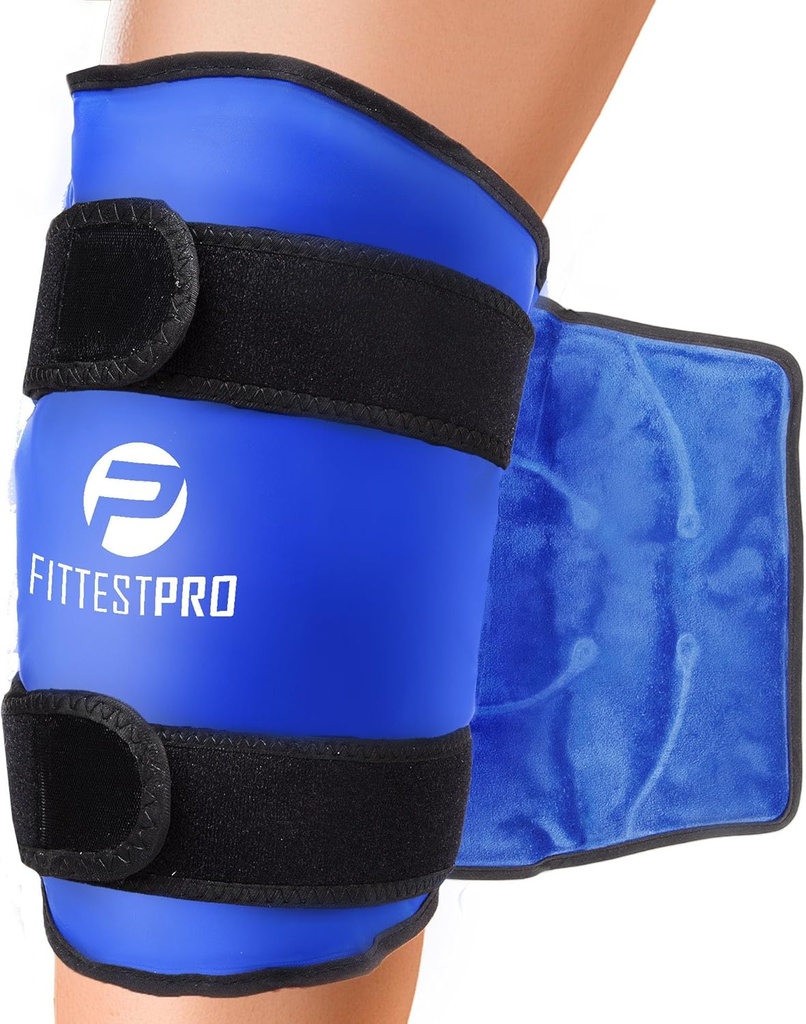 痛みの軽減、回復のための再使用可能な熱および冷たい療法の覆いのための Fittest のプロ膝のアイス パックの覆い、関節炎、Meniscus の破損および ACL のための療法