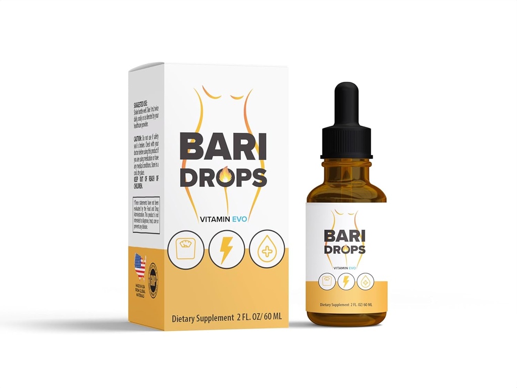 Bari Drops、GLP-1、Bari Liquid Drops Supplement、BariDrops Liquids Extract Formula、Bari Liquid Drops Review、Premium Lion All Natural Formula、Green Bottle、1ヶ月の供給(2 Fl Oz)