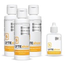 LyteLine LyteShow砂糖フリー電解液サプリメント、3パック、120サービング - Ketoフレンドリー、亜鉛とマグネシウムの急速な再水、ワークアウト、筋肉の回復とエネルギー - ビーガン