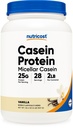 Nutricostカゼインプロテインパウダー2lbバニラ - Micellarカゼイン、グルテンフリー、非GMO