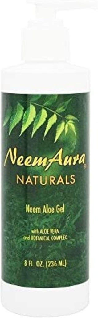 NEEMAURAのアロエのゲル、8液体Ounce