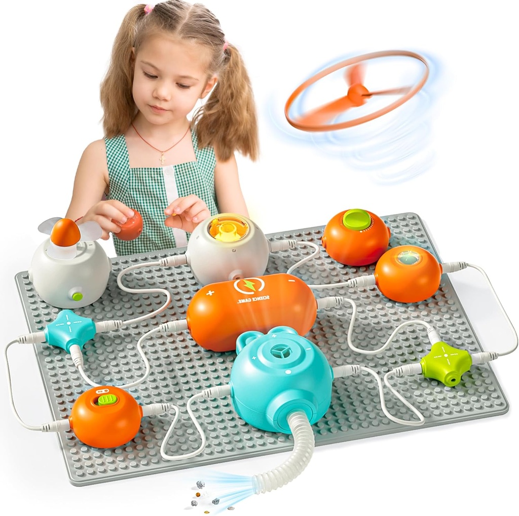 子供のための科学キット - 子供のためのSTEMキット, 電子機器探査キット, 140 +プロジェクト, 10 +回路部品, キッズボーイズガールズ年齢のためのSTEM教育玩具ギフト 3 4 5 6 7 8 9 10 11 12