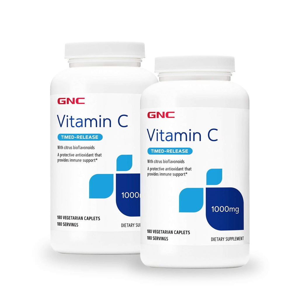 GNC ビタミン C タイム リリース 1000 mg - ツイン パック