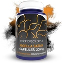 Nootropics Depot Nigellaサティバエキスカプセル | 200mg | 60カウント | 最小10%のチモキノン含有量 | 黒種子油エキス | 脳の健康、記憶、肝健康、免疫機能をサポート