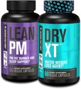 Jacked Factory Lean PM Night Time Fat Burner, Sleep Aid Supplement, & Appetite Suppressant (60 Capsules) & Dry-XT Water Weight Loss Diurectic Pills (60 Capsules)