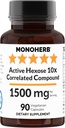 MONOHERB活動的なヘキソス10xの相関混合物、1500のmg - 30のサービング-カプセルごとの90のカプセル500のmg