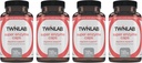 Twinlab Super Enzyme Caps - Constipation Supplement with Digestive Enzymes - 50 Capsules (Pack of 4)