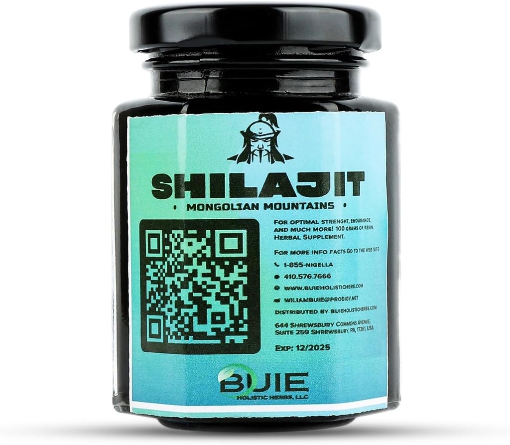 Authentic Mongolian Shilajit | from Altai Mountains | Pure Shilajit Resin | Natural Source of Fulvic Humic Blend | Ayurvedic Rasayana Rejuvenation Herbal Supplement | 100 GMS (3.5 Fl oz)
