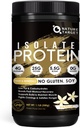 NATURE TARGET Isolate Whey Protein Powder Vanilla, 25g Protein Low Carb Sugar Free & Gluten Free, 5.5g BCAAs, 繊維と鉱物が豊富, 1.1 ポンド, 16 サービング