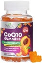 大人100mgのためのCoQ10グミー - 3X強さ、高吸収、心の健康サポート及びエネルギー生産、超Coenzyme Q10のビタミン、Coq 10の補足- 60 CoQ10のグミー