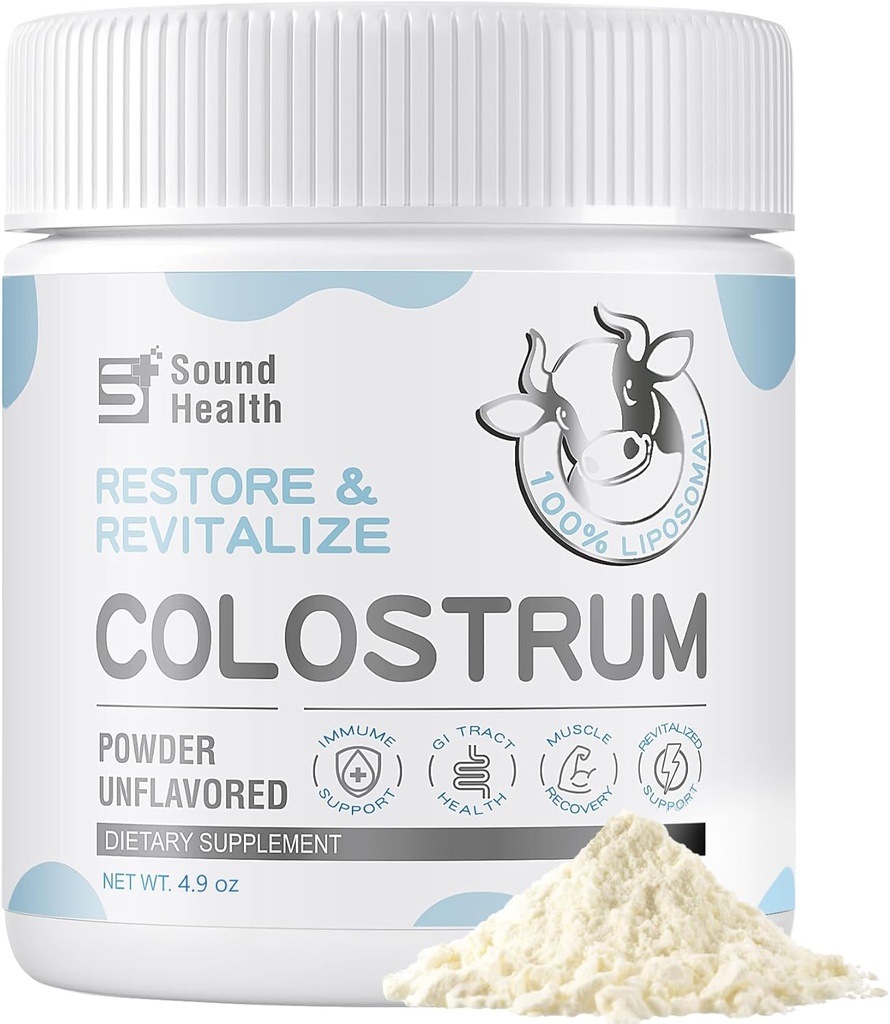Colostrumは人間のための粉を補います - Gutの健康、毛の成長、美のための有機牛牛のColostrumの補足--Unflavored (73のサービング)