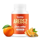 AREDS 2 砂糖なしの目のビタミン - 目のためのルテインガミーの代替 - 目の健康のためのルテイン - プレミアム砂糖なしの目のビタミン - 大人のための目の心配の補足(Chewableタブレット)