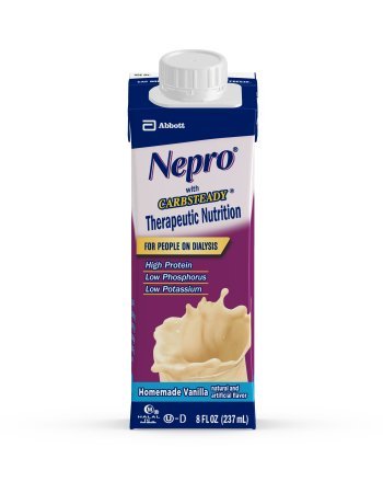 NEPRO CARB STEADY HOMEMADE VANILLA 8 OZの容器