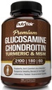 NutriFlair GlucosamineのコンドロイチンのタービンMSMのボスウェリア、180のカプセル - 共同慰めの補足 - 自然で及び非GMO - 酸化防止の丸薬 - サポート背部、膝、手、接合箇所、軟骨