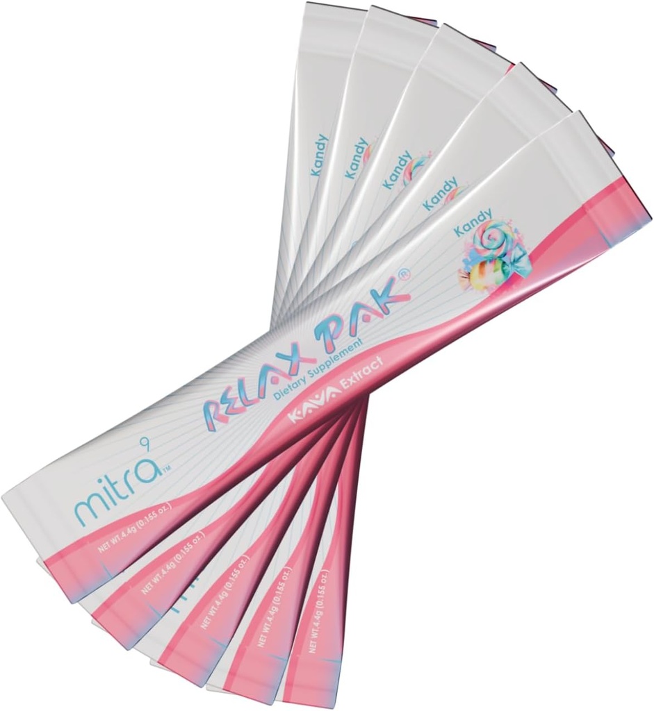 Mitra9カバパウダーリラクパック - キャンディーカバエキスパウダーパック | 気分増強剤 | プラントベース | 天然カルム&クラリティを促進 | 簡単オープンシングルサービングスティック (5)