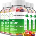 禅の葉の麻のガミー - 麻の種子のエキスのZenLeaf Hemp Gummies Tinnitusの草の補足、健康およびウェルネスサポート、すべての自然な禅の葉の麻のガミー(5パック - 300のガミー)