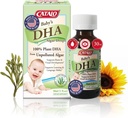 CATALO 赤ちゃんの藻 DHA ドロップ - 植物ベースのオメガ 3 乳児用サプリメント - 魚油なし、人工添加物なし - 使いやすい液体 DHA サプリメント - 30ml (1 fl oz)