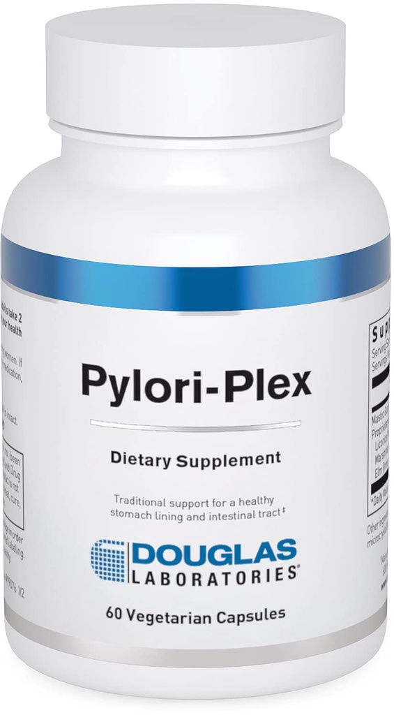 Douglas Laboratories Pylori-Plex - Stomachライニング&GIサポート* - マスティックガム、リコリスルート、マシュマロルート&スリッパエルム - DGLサプリメント - 60ベジタリアンカプセル