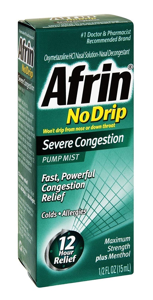 Afrin なし Drip の重度の混雑ポンプ 霧 15 の mL (パッキング 6)