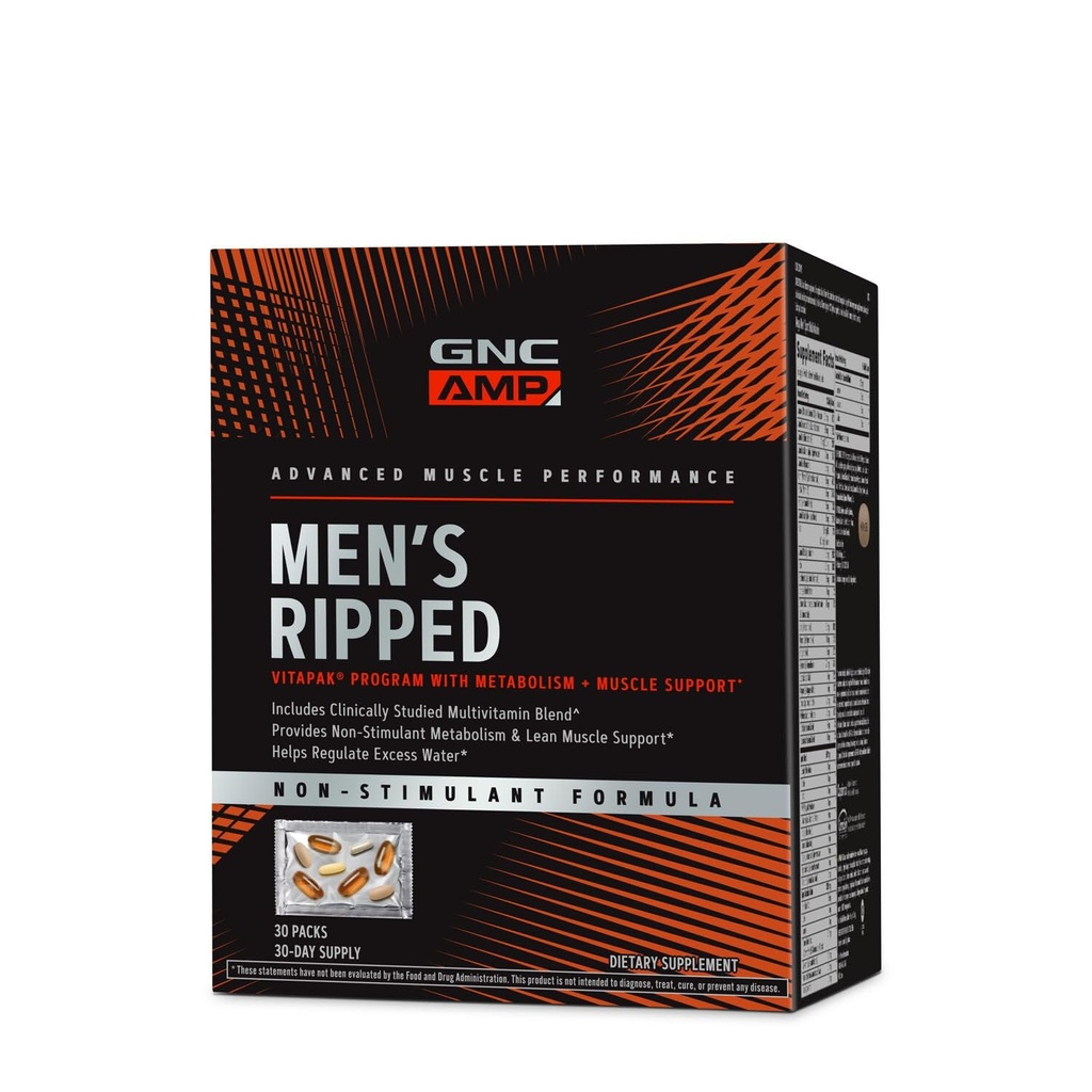 GNCの人の浸された臨床的に加えられたMultivitaminのブレンド、細い筋肉サポート、非興奮剤の方式、30のサービング