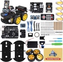 ELEGOO UNO R3の子供の年齢のためのArduinoのロボティクスのためのスマートなロボット車のキットV4 8-12 12-16 STEMの科学のキットのコーディングのギフトのための8 9 10 11 12 13 14 15 16年の男の子の少女のティーンの涼しい工学の建物のおもちゃ