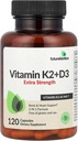 FuturebioticsのビタミンK2 + D3の余分強さ、120のカプセル