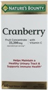 Nature's Bountyクランベリー栄養補助食品60ソフトジェル