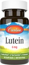 Carlson - Lutein, 6 mg, Healthy Vision & Eye Function, Antioxidant, 60 Softgels
