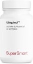 1日あたりのSupersmart Ubiquinol 200mg(高吸収) - 特許取得済みのKeneka CoQ10サプリメント - Coenzyme Q10のアクティブフォーム  非GMO&グルテンフリー - 60Softgels